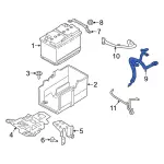 LX6Z14300K - Electrical: 2020 Ford Escape Positive Cable - Motorcraft (WC-97267) for Ford: Escape Image