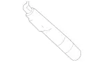 1648600647 - Windshield Washer, Emergency Equipmt: Telescopic Nozzle for Mercedes-Benz Image
