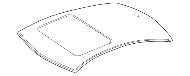 2166500009 - Roof: Paneling, Roof for Mercedes-Benz: CL550, CL600, CL63 AMG, CL65 AMG Image image