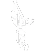 2536201700 - Front-End Assembly, Front Panel: Console for Mercedes-Benz: GLC300, GLC43 AMG, GLC63 AMG, GLC63 AMG S Image