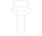 529 - Front Seats: Tapping Screw for Mercedes-Benz Image