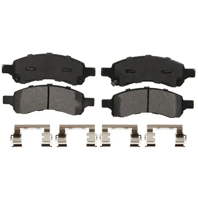 1BP00273AB - : Disc Brake Pad Set for Buick: Enclave, Rainier | Chevrolet: Colorado, Trailblazer, Trailblazer EXT, Traverse | GMC: Acadia, Acadia Limited, Canyon, Envoy, Envoy XL | Isuzu: Ascender | Saturn: Outlook Image