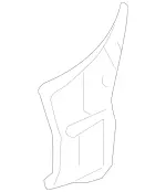 2036300960 - Body: Quarter Panel Extension for Mercedes-Benz Image