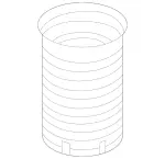 1723230092 - : Elastomeric Boot for Mercedes-Benz: SLC300, SLC43 AMG, SLK250, SLK300, SLK350, SLK55 AMG Image