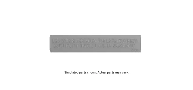 15061343 - : Vehicle Information Label for Buick: LaCrosse, Lucerne, Terraza | Chevrolet: Camaro, Corvette, Equinox, Express 1500, Express 2500, Express 3500, Malibu, Silverado 1500, Silverado 2500 HD, Silverado 3500 HD, Silverado EV, Trailblazer, Trailblazer EXT, Uplander | GMC: Envoy, Envoy XL, Envoy XUV, Savana 1500, Savana 2500, Savana 3500, Sierra 1500, Sierra 2500 HD, Sierra 3500 HD, Sierra EV | Oldsmobile: Bravada | Pontiac: G8, Montana, Torrent | Saturn: Outlook, Sky, Vue Image