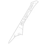 90669287007J69 - Body: Windshield Pillar Trim for Mercedes-Benz: Sprinter 2500, Sprinter 3500 Image