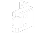 9107408500 - Body: Upper Hinge for Mercedes-Benz Image