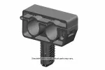 11612280 - : ABS Wheel Speed Sensor Wire Clip for GM Image