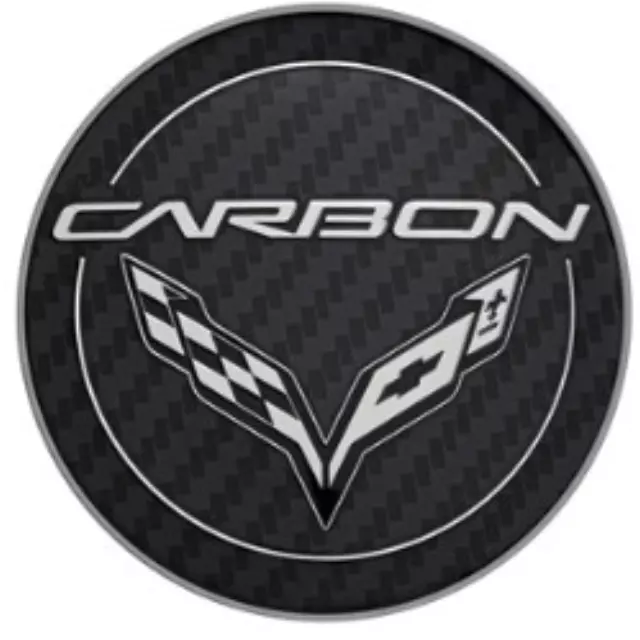 2014-2018 Chevrolet Corvette - Wheel Center Caps, Z51 Logo, Chrome - GM (19301420)