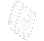 16692041147H23 - : Seat Back Cover for Mercedes-Benz Image