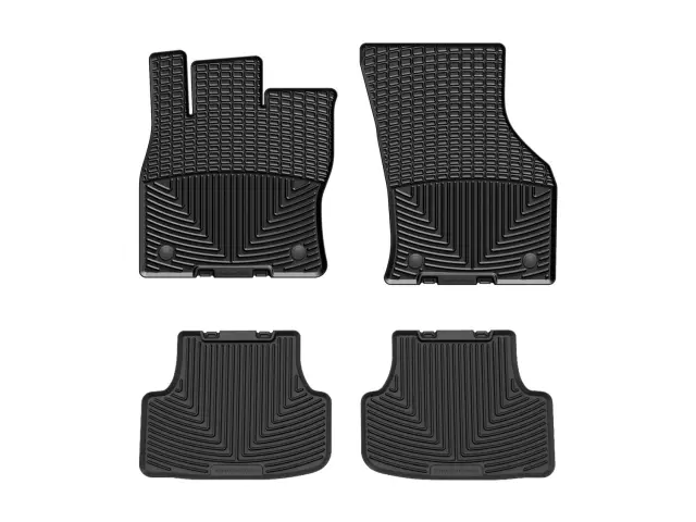 W350W362 - Accessories: Front &amp; Rear Black All Weather Floor Mats for WeatherTech Image