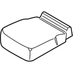JC3Z2862900BD - Body: Cushion Cover for Ford: F-250 Super Duty, F-350 Super Duty, F-450 Super Duty Image