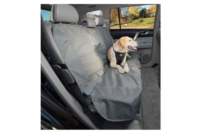 F75AM000 - Interior: Bench Seat Cover - Heather Charcoal for Kia: Carnival, Forte, K5, Niro, Niro EV, Rio, Sedona, Seltos, Sorento, Soul, Sportage, Stinger, Telluride Image