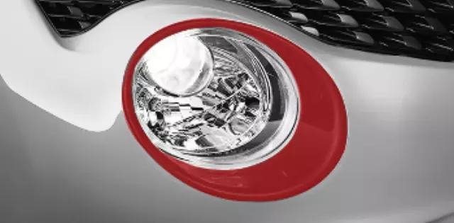 thumbnail image 2 of Glossy Chrome Stainless Steel Headlight Surround Trim Pair Fits Nissan Juke 2010-2014 2 of 4