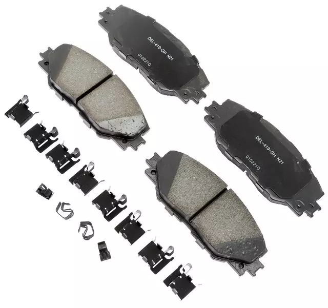 19428094 - Unclassified: Ceramic Front Disc Brake Pad Kit with Clips for GM Image