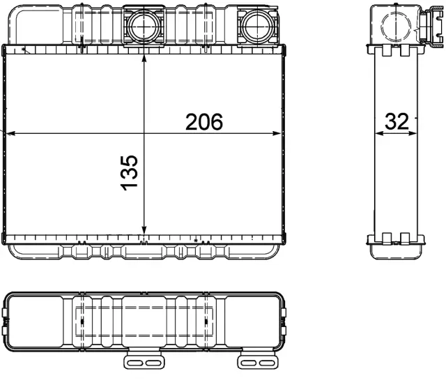 AH87000P - : HVAC Heater Core for Behr Image
