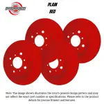 KTFRRPR011224 - : SP Performance, Rotors, High-Performance, Red Zinc Coated, Kit for SP Performance Image