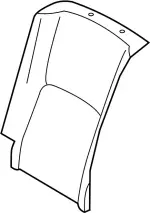 88661CL70A - Body: Seat Back Pad for INFINITI: FX35, FX45 Image