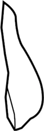 87611JJ76A - Body: Seat Back Pad for INFINITI: G37, Q60 Image