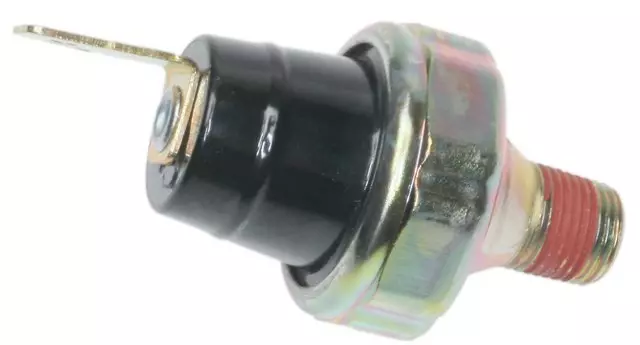 U8001 - Engine: Engine Oil Pressure Switch for Acura: NSX | Chevrolet: Metro, Nova, Sprint, Tracker | Chrysler: Conquest, Sebring | Dodge: Avenger, Colt, Conquest, Power Ram 50, Raider, Ram 50, Stealth, Stratus | Ford: Aspire, Escort, Festiva, Probe | Hyundai: Accent, Elantra, Excel, Santa Fe, Scoupe, Sonata, Tiburon, Tucson | Kia: Optima, Rio, Rio5, Sephia, Soul, Spectra, Spectra5, Sportage | Lexus: ES250, ES300, LS400, SC300, SC400 | Mazda: 2, 323, 626, 929, B2200, B2600, Miata, Millenia, MX-3, MX-6, Protege, Protege5 | Mercury: Tracer | Mitsubishi: 3000GT, Cordia, Diamante, Eclipse, Endeavor, Expo, Expo LRV, Galant, Lancer, Mighty Max, Mirage, Montero, Montero Sport, Outlander, Precis, Starion, Tredia, Van | Pontiac: G6, Grand Am, Grand Prix, Montana, Torrent | Saab: 9-2X | Subaru: B9 Tribeca, Baja, Brat, BRZ, DL, Forester, GL, GL-10, Impreza, Legacy, Loyale, Outback, RX, Standard, SVX, Tribeca, WRX, WRX STI, XT | Suzuki: Aerio, Esteem, Grand Vitara, Samurai, Sidekick, SJ410, Swift, SX4, Vitara, X-90, XL-7 | Toyota: Camry, Celica, Cressida, MR2, Paseo, Pickup, Previa, Starlet, Tercel, Van Image
