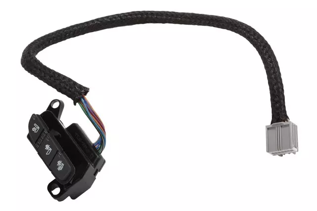 25818781 - Body: Seat Heat Switch for Chevrolet: Avalanche, Silverado 1500, Silverado 2500 HD, Silverado 3500 HD, Suburban 1500, Suburban 2500, Tahoe | GMC: Sierra 1500, Sierra 2500 HD, Sierra 3500 HD, Yukon, Yukon XL 1500, Yukon XL 2500 Image