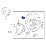 LB5Z3F884AA - Steering: Shift Paddle for Ford: Explorer Image