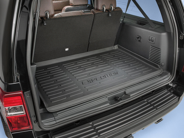 LL7Z7811600BA - : Cargo Area Liner For Behind 2nd-Row - Black for Ford Image