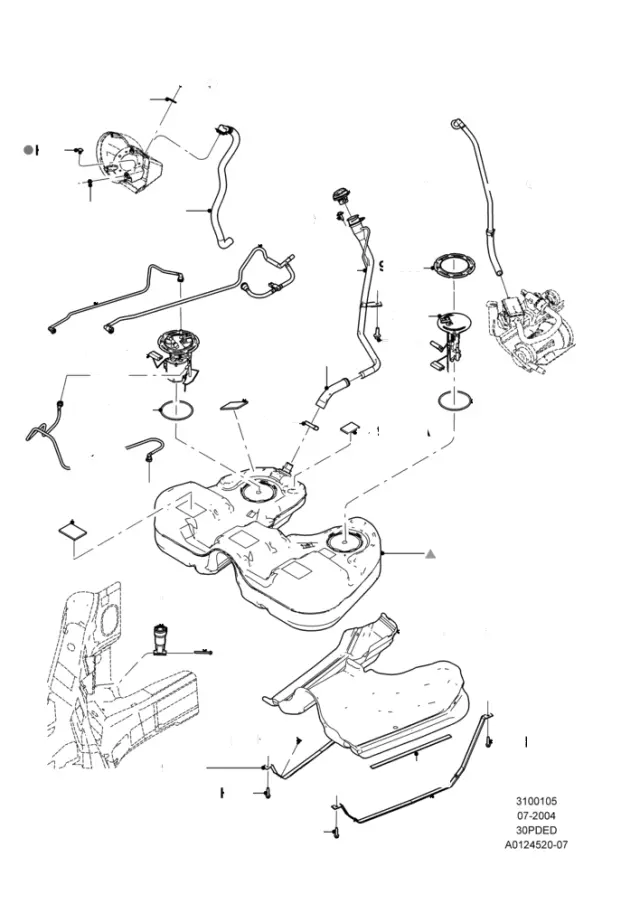 8L2Z9030A - Fuel System: Fuel Cap for Ford Image