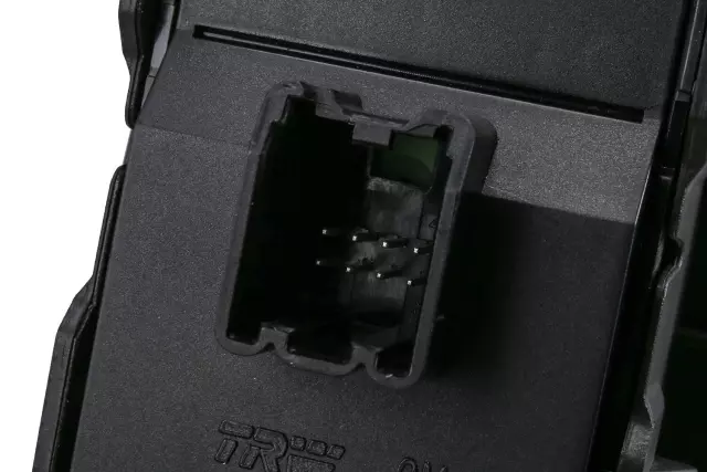 Jet Black Front Driver Side Door Armrest Switch Mount Plate - GM (23441478)