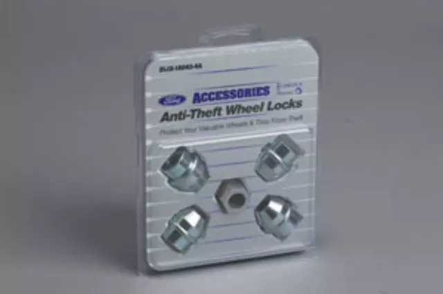 Wheel Locks, Zinc Plated For Hidden Lugs - Ford (1L8Z-1A043-AA)