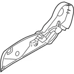 FJ5Z5462186AA - Body: Valance for Ford Image