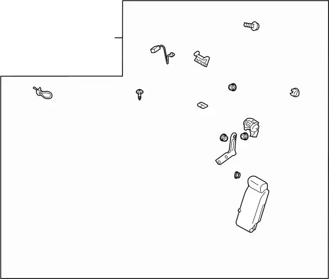 886003WY1A - Body: Seat Back Assembly for INFINITI: FX37, FX50, QX70 Image