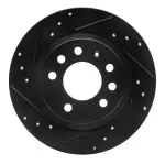 63353006L - : DFC Brake Rotor - Drilled and Slotted - Black for DYNAMIC FRICTION Image