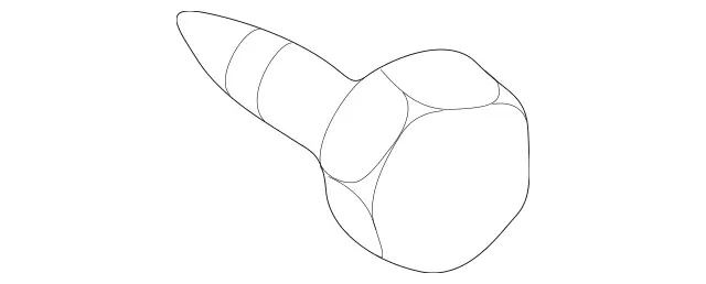 7976004229 - Cowl, Front Panel: Screw for Mercedes-Benz: G55 AMG, G550, G550 4x4, G63 AMG, G65 AMG Image image