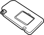 96400CL70B - : Sun-Visor for INFINITI: FX35, FX45 Image