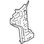 GD9Z5402542A - Body: Hinge Pillar Reinforced for Lincoln: Continental Image