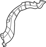 172905W520 - Fuel System: Filler Pipe Protector for Infiniti Image