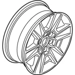 FL3Z1007L - : Wheel, Spare for Ford Image