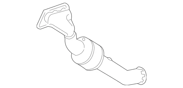 166490531464 - : Exchange Catalytic Convert System for Mercedes-Benz Image