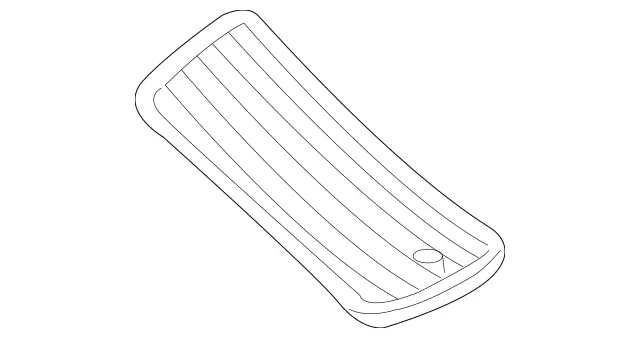 22188002059650 - Body: Vent Grille for Mercedes-Benz Image