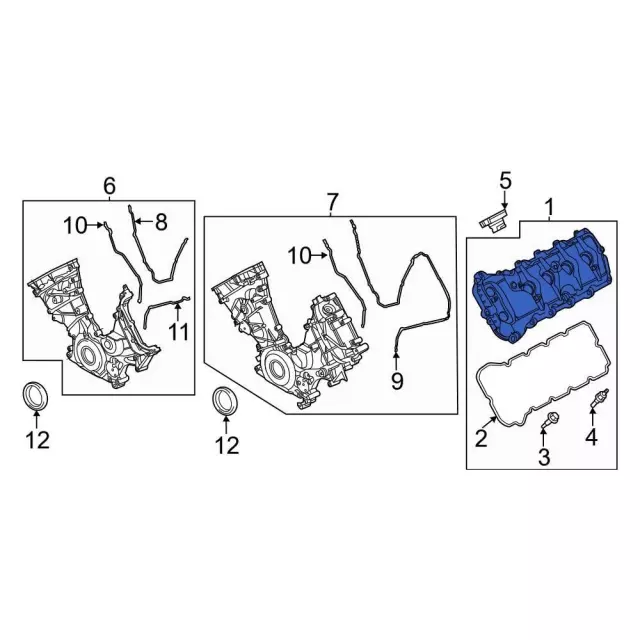 Cover Cylinder Head - Ford (JL3Z-6582-D)