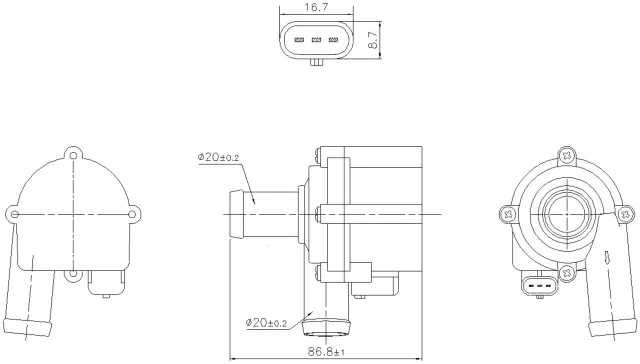 832172 - Cooling Systems: Nissens Engine Auxiliary Water Pump for NISSENS Image