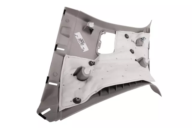 Light Titanium Driver Side Body Lock Pillar Upper Trim Panel - GM (25998820)