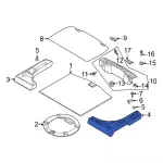 LJ6Z78310B17D - Body: Insulator for Ford: Escape Image