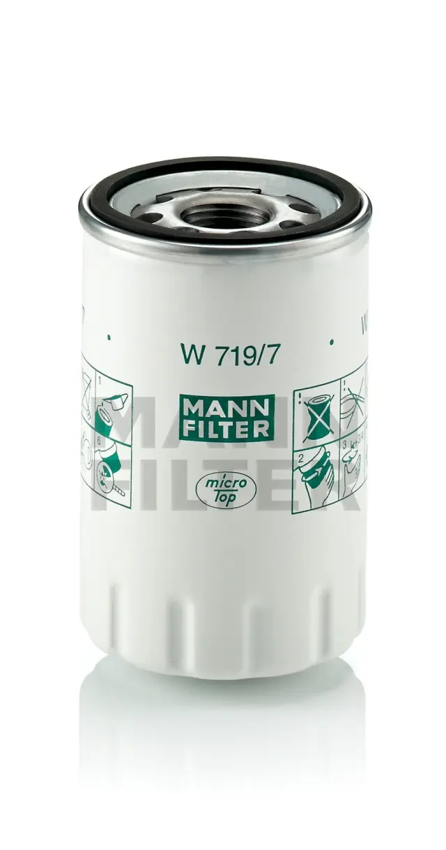W7197 - : Engine Oil Filter for MANN-FILTER Image