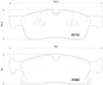 355019701 - : Disc Brake Pad Set for Hella Pagid Image