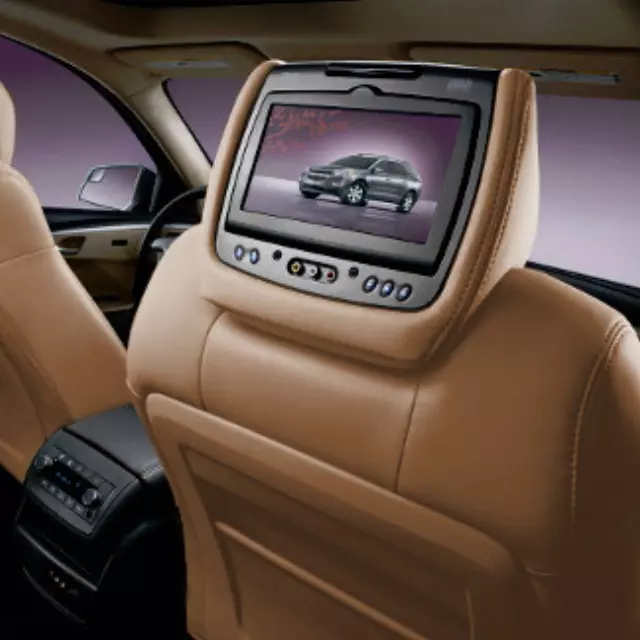 23109026 - Electronics: DVD Headrest System, Leather for GM Image