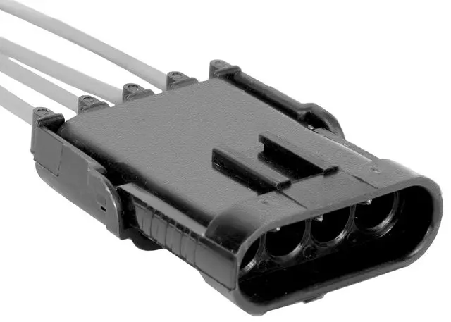 PT604 - Lighting &amp; Lamps: 4-Way Female Black Multi-Purpose Pigtail for ACDelco Image