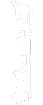 995040600 - Radiator: Supporting Frame for Mercedes-Benz: CLS450, CLS53 AMG, E300, E350, E400, E43 AMG, E450, E53 AMG Image