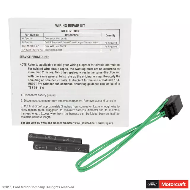 AU2Z14S411EA - : Wire Assembly for Ford Image